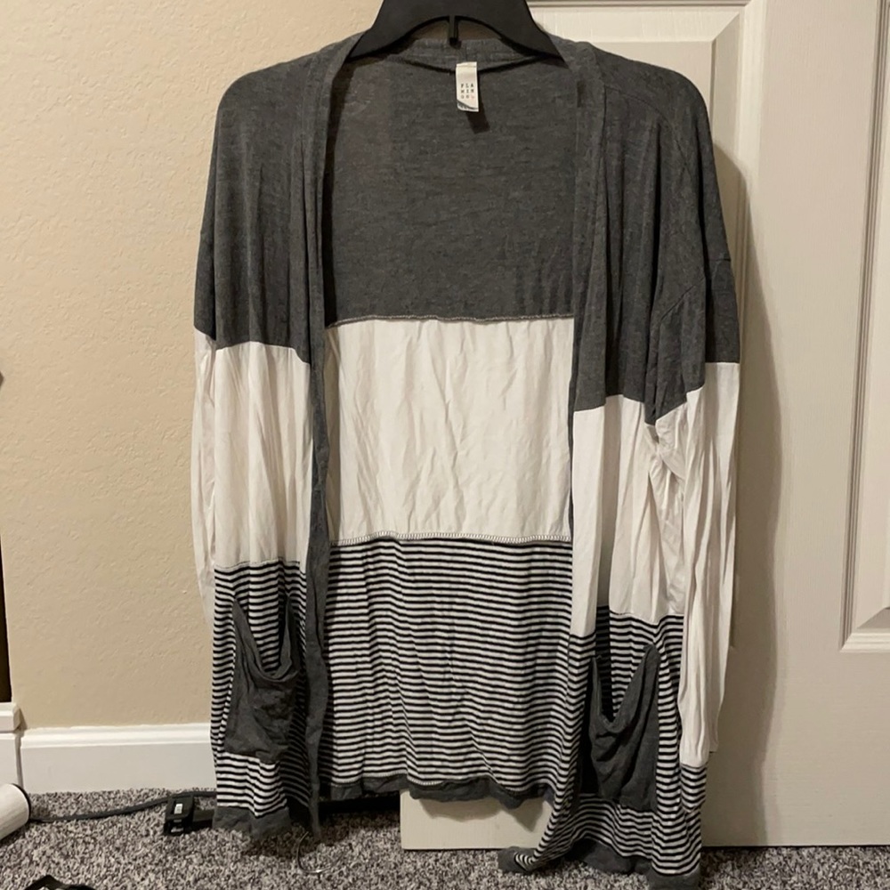 Colorblock cardigan